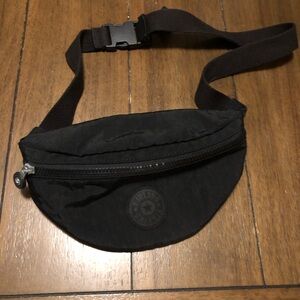 Black Kipling Fanny Pack Hip Waist Bag Crossbody Zipper 
For Men Women or Kids